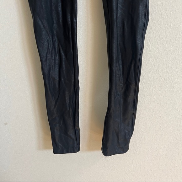 SPANX Faux Leather Leggings in Black - Picture 5 of 9